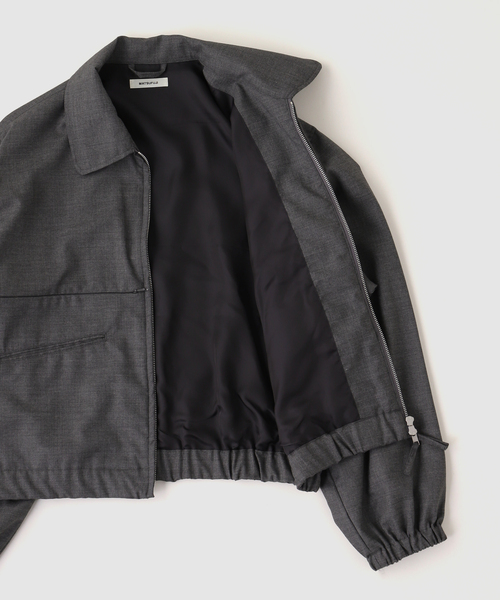 MATSUFUJI(マツフジ)の「MATSUFUJI / マツフジ WOOL HIDDEN POCKET JACKET(その他アウター・メンズ・チャコールグレー/ブラック・2)」の5枚目の写真
