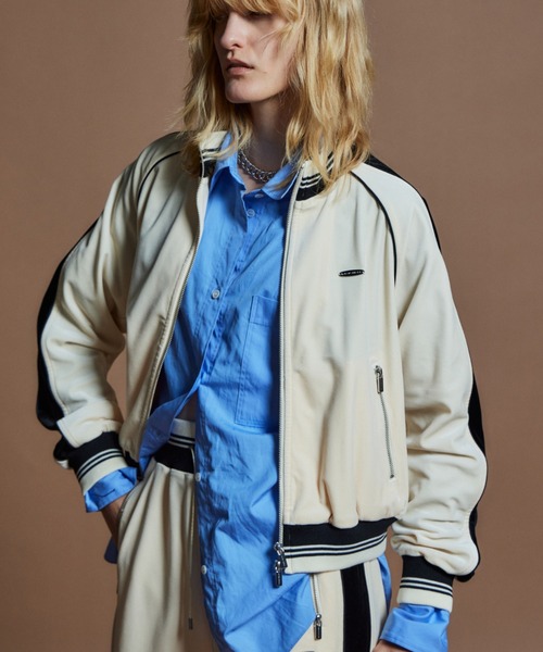 MAISON SPECIAL(メゾンスペシャル)の「【26WINTER PRE-ORDER】Velour Jersey/ベロアジャージ(ジャージ・レディース・ホワイト/ブラウン/グリーン・FREE)」の2枚目の写真