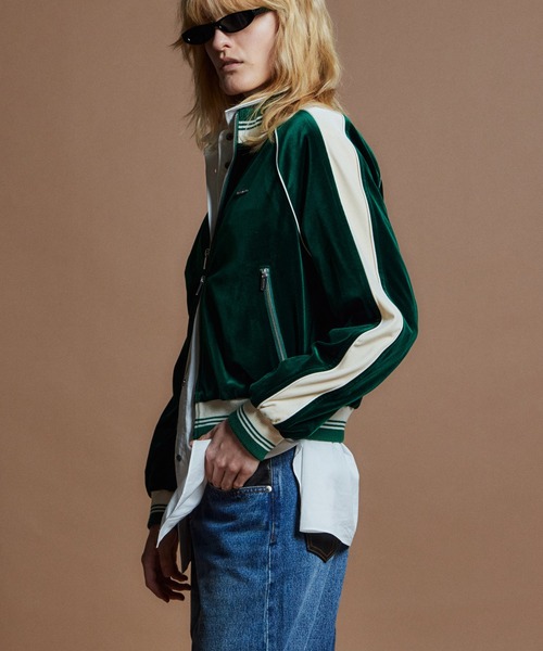 MAISON SPECIAL(メゾンスペシャル)の「【26WINTER PRE-ORDER】Velour Jersey/ベロアジャージ(ジャージ・レディース・ホワイト/ブラウン/グリーン・FREE)」の6枚目の写真