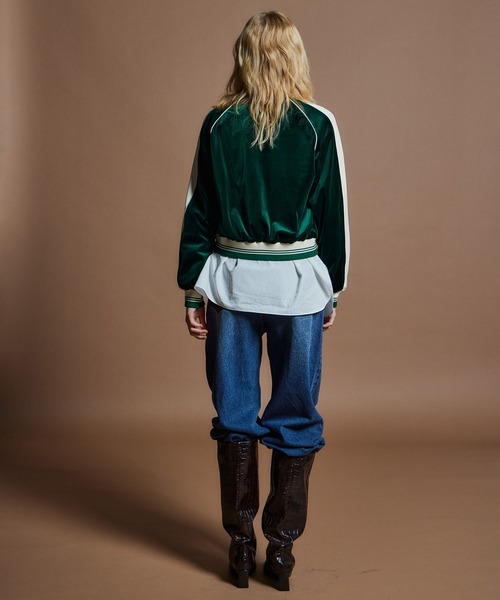 MAISON SPECIAL(メゾンスペシャル)の「【26WINTER PRE-ORDER】Velour Jersey/ベロアジャージ(ジャージ・レディース・ホワイト/ブラウン/グリーン・FREE)」の7枚目の写真