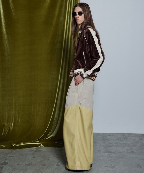 MAISON SPECIAL(メゾンスペシャル)の「【26WINTER PRE-ORDER】Velour Jersey/ベロアジャージ(ジャージ・レディース・ホワイト/ブラウン/グリーン・FREE)」の12枚目の写真