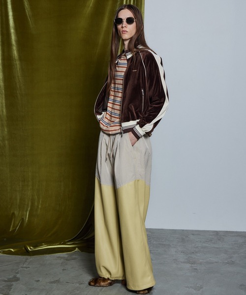MAISON SPECIAL(メゾンスペシャル)の「【26WINTER PRE-ORDER】Velour Jersey/ベロアジャージ(ジャージ・レディース・ホワイト/ブラウン/グリーン・FREE)」の11枚目の写真