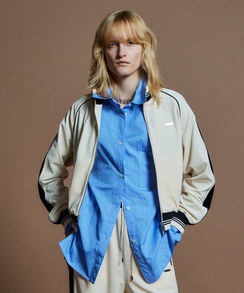 MAISON SPECIAL(メゾンスペシャル)の「【26WINTER PRE-ORDER】Velour Jersey/ベロアジャージ(ジャージ・レディース・ホワイト/ブラウン/グリーン・FREE)」の18枚目の写真