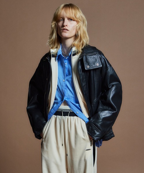 MAISON SPECIAL(メゾンスペシャル)の「【26WINTER PRE-ORDER】Velour Jersey/ベロアジャージ(ジャージ・レディース・ホワイト/ブラウン/グリーン・FREE)」の20枚目の写真