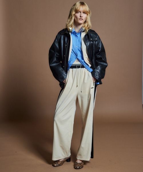 MAISON SPECIAL(メゾンスペシャル)の「【26WINTER PRE-ORDER】Velour Jersey/ベロアジャージ(ジャージ・レディース・ホワイト/ブラウン/グリーン・FREE)」の21枚目の写真
