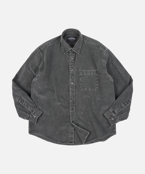 FRIZMWORKS(フリズムワークス)の「PIGMENT 8W コーデュロイシャツ 002 _ チャコール(シャツ/ブラウス・メンズ・その他・SMALL/MEDIUM/LARGE/X-LARGE)」の1枚目の写真
