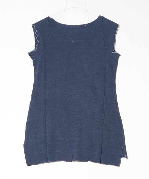 v::room（ヴィルーム）の「【V::ROOM 】ブイ ルーム/ silk noil cachio jersey  crew s/s（ワンピース・レディース・ネイビー/その他/ホワイト・XX-SMALL/SMALL/X-SMALL）」の4枚目の写真