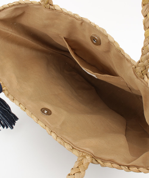 RODEO CROWNS WIDE BOWL（ロデオクラウンズワイドボウル）の「デニム ポケット カゴバッグ（ショルダーバッグ・レディース・ブルー/ライトブルー・FREE）」の7枚目の写真