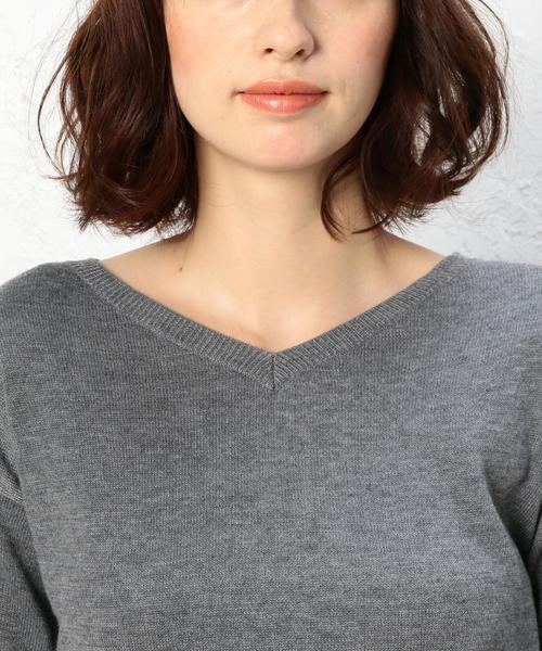 green label relaxing（グリーンレーベルリラクシング）の「■■■[WEB限定]KF V/N SET UP ワンピース（ワンピース・レディース・グレー/ネイビー・FREE）」の12枚目の写真