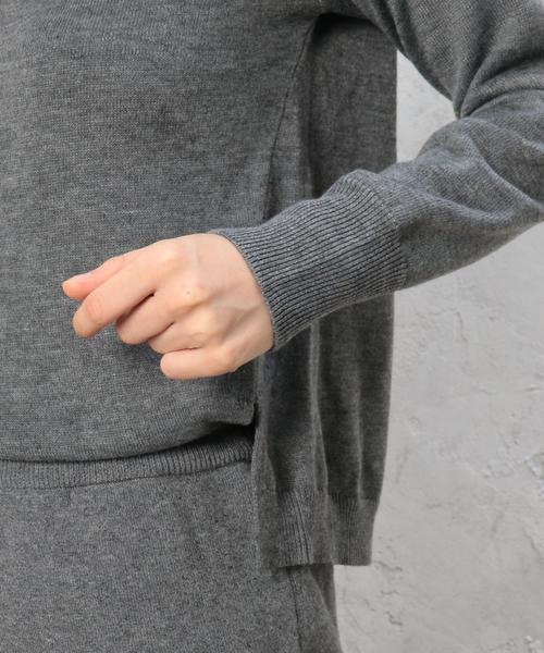 green label relaxing（グリーンレーベルリラクシング）の「■■■[WEB限定]KF V/N SET UP ワンピース（ワンピース・レディース・グレー/ネイビー・FREE）」の13枚目の写真