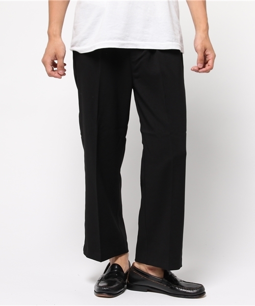 WEGO（ウィゴー）の「WEGO/ワイドイージーパンツ（その他パンツ・メンズ・ブラック/グレー・LARGE/MEDIUM）」の2枚目の写真