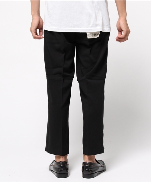 WEGO（ウィゴー）の「WEGO/ワイドイージーパンツ（その他パンツ・メンズ・ブラック/グレー・LARGE/MEDIUM）」の4枚目の写真