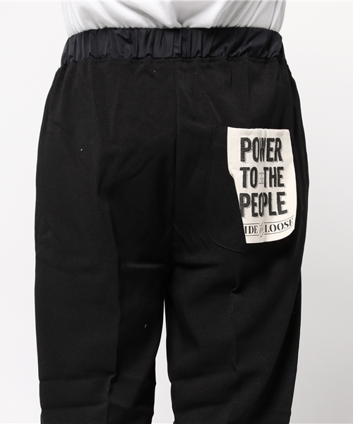 WEGO（ウィゴー）の「WEGO/ワイドイージーパンツ（その他パンツ・メンズ・ブラック/グレー・LARGE/MEDIUM）」の7枚目の写真