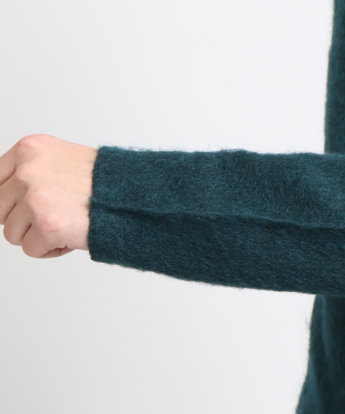 ABAHOUSE（アバハウス）の「モヘアダブルフェイスニット（ニット/セーター・メンズ・オレンジ/ネイビー/グリーン・46/48/44）」の9枚目の写真
