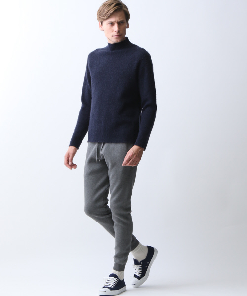 ABAHOUSE（アバハウス）の「モヘアダブルフェイスニット（ニット/セーター・メンズ・オレンジ/ネイビー/グリーン・46/48/44）」の11枚目の写真