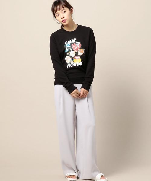CHEAP MONDAY（チープマンデイ）の「＜CHEAP MONDAY＞ベーシックプルオーバー Ψ ◆（Tシャツ/カットソー・レディース・ブラック・SMALL）」の5枚目の写真