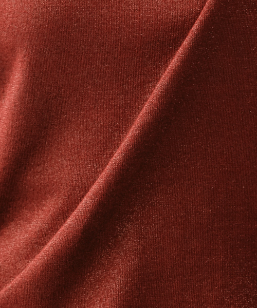 qualite（カリテ）の「カラーラメニットプルオーバー（ニット/セーター・レディース・ピンクベージュ/ゴールド/ボルドー・FREE）」の11枚目の写真