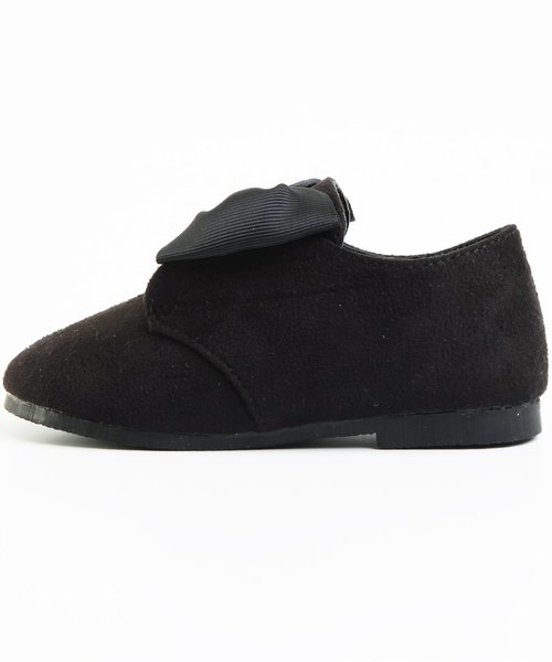 apres les cours（アプレレクール）の「スウェードリボンシューズ（その他シューズ・キッズ・ピンク/ブラック・14/15 /16/17/18/19/20）」の10枚目の写真