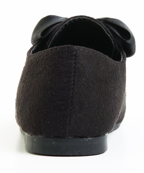 apres les cours（アプレレクール）の「スウェードリボンシューズ（その他シューズ・キッズ・ピンク/ブラック・14/15 /16/17/18/19/20）」の11枚目の写真