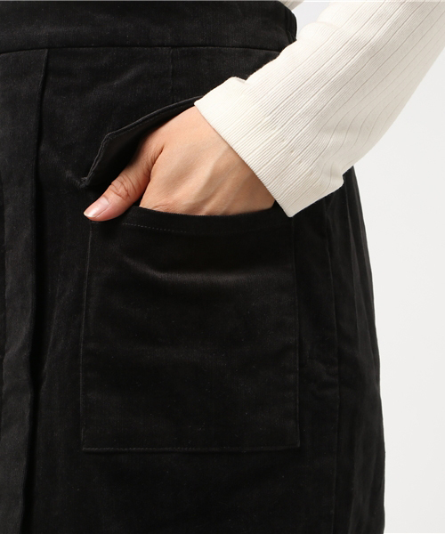 AMERICAN HOLIC（アメリカンホリック）の「コーデュロイタイトスカート（スカート・レディース・チャコールグレー/ベージュ/グリーン・FREE）」の9枚目の写真