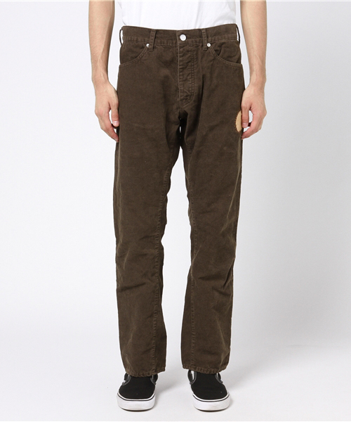 ADAM ET ROPE'（アダムエロペ）の「【MYTHINKS】 MYCORD JEAN（その他パンツ・メンズ・ダークブラウン/ホワイト系その他2・L/M）」の3枚目の写真