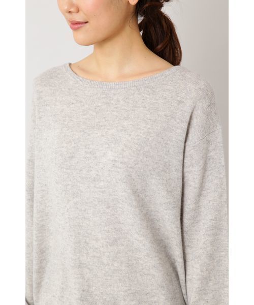 NATURAL BEAUTY BASIC（ナチュラルビューティーベーシック）の「◆ピュアカシミヤニット（ニット/セーター・レディース・グレー/ピンク/ブルー/ベージュ系その他・MEDIUM）」の7枚目の写真