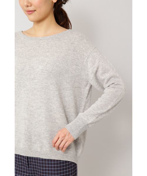 NATURAL BEAUTY BASIC（ナチュラルビューティーベーシック）の「◆ピュアカシミヤニット（ニット/セーター・レディース・グレー/ピンク/ブルー/ベージュ系その他・MEDIUM）」の20枚目の写真