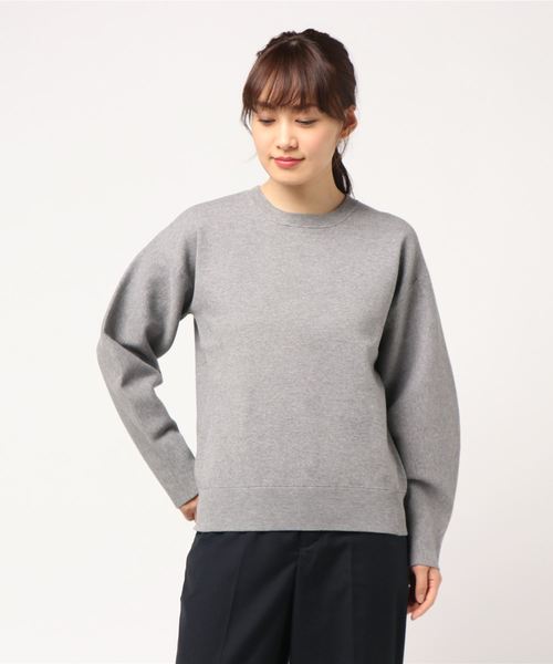 RIVE DROITE(リヴドロワ)の「バナナスリーブニット(ニット/セーター・レディース・ホワイト/ネイビー/グレー・FREE)」の2枚目の写真