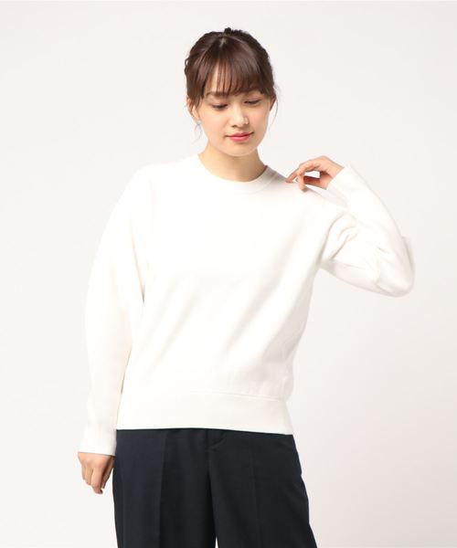 RIVE DROITE(リヴドロワ)の「バナナスリーブニット(ニット/セーター・レディース・ホワイト/ネイビー/グレー・FREE)」の1枚目の写真