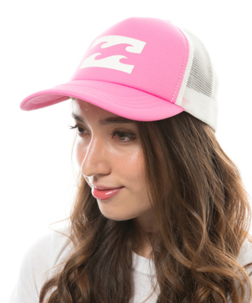BILLABONG(ビラボン)の「BILLABONG レディース BILLABONG TRUCKER キャップ(キャップ・レディース・グレー/アクア/ブラック/ピンク・FREE)」の1枚目の写真