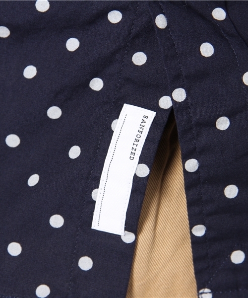 BEAUTY&YOUTH UNITED ARROWS（ビューティーアンドユースユナイテッドアローズ）の「BY ビッグドット ブロード ボタンダウン◆（シャツ/ブラウス・メンズ・ケリー/ネイビー・SMALL/MEDIUM/LARGE/X-LARGE）」の8枚目の写真