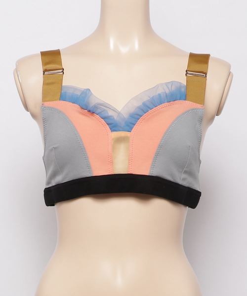 MULTI COLOR MESH BRA TOP MULTI COLOR MESH BRA TOP