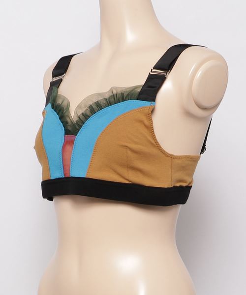 MULTI COLOR MESH BRA TOP MULTI COLOR MESH BRA TOP