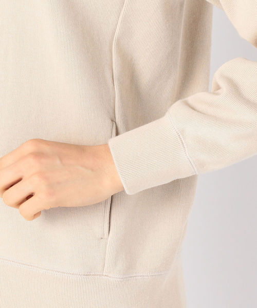 SHIPS Days(シップスデイズ)の「SHIPS Days STANDARD:ジップ パーカー(パーカー・レディース・ネイビー/ライトグレー/ベージュ/チャコールグレー・M~L/S~M)」の10枚目の写真