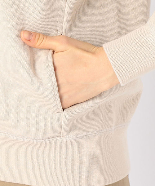 SHIPS Days(シップスデイズ)の「SHIPS Days STANDARD:ジップ パーカー(パーカー・レディース・ネイビー/ライトグレー/ベージュ/チャコールグレー・M~L/S~M)」の11枚目の写真