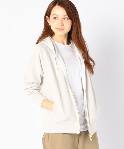 SHIPS Days(シップスデイズ)の「SHIPS Days STANDARD:ジップ パーカー(パーカー・レディース・ネイビー/ライトグレー/ベージュ/チャコールグレー・M~L/S~M)」の14枚目の写真