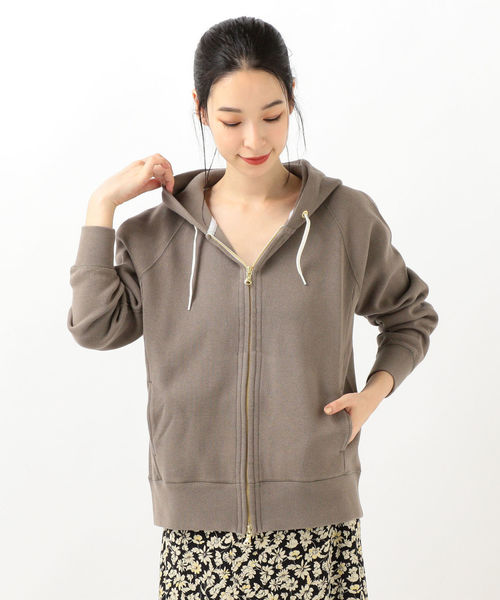 SHIPS Days(シップスデイズ)の「SHIPS Days STANDARD:ジップ パーカー(パーカー・レディース・ネイビー/ライトグレー/ベージュ/チャコールグレー・M~L/S~M)」の20枚目の写真