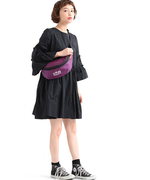 Manhattan Portage(マンハッタンポーテージ)の「CORDURA Lite Collection Brooklyn Bridge Waist Bag(ボディバッグ/ウエストポーチ・メンズ・ブラック/パープル/ネイビー/イエロー/ウッドランド/グレー/コーラル・X-SMALL)」の12枚目の写真