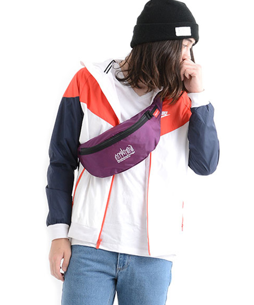 Manhattan Portage(マンハッタンポーテージ)の「CORDURA Lite Collection Brooklyn Bridge Waist Bag(ボディバッグ/ウエストポーチ・メンズ・ブラック/パープル/ネイビー/イエロー/ウッドランド/グレー/コーラル・X-SMALL)」の13枚目の写真