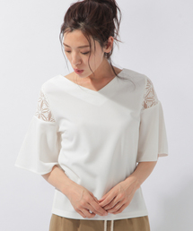 laboratory work | パネルレースプルオーバー(Tシャツ/カットソー)