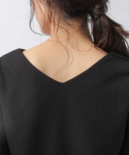 laboratory work（ラボラトリーワーク）の「パネルレースプルオーバー（Tシャツ/カットソー・レディース・ブラック/サックスブルー/アイボリー・MEDIUM）」の10枚目の写真