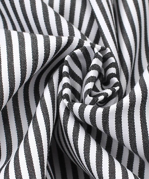 Pierrot（ピエロ）の「フリル切り替え Vネックブラウス/ストライプ柄orギンガムチェック柄/袖コンブラウス（シャツ/ブラウス・レディース・ブラック系その他/ブラック系その他2・M/L）」の16枚目の写真