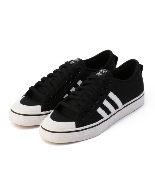 adidas(アディダス)の「adidas:NIZZA(スニーカー・レディース・ブラック/ワイン・30/40/50)」の2枚目の写真