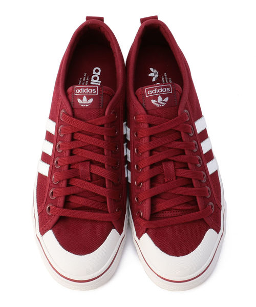 adidas(アディダス)の「adidas:NIZZA(スニーカー・レディース・ブラック/ワイン・30/40/50)」の7枚目の写真