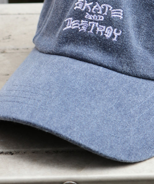 THRASHER（スラッシャー）の「THRASHER/スラッシャー キッズ スナップバック コットン ツイル ベースボールキャップ（キャップ・キッズ・ホワイト/ネイビー・FREE）」の6枚目の写真