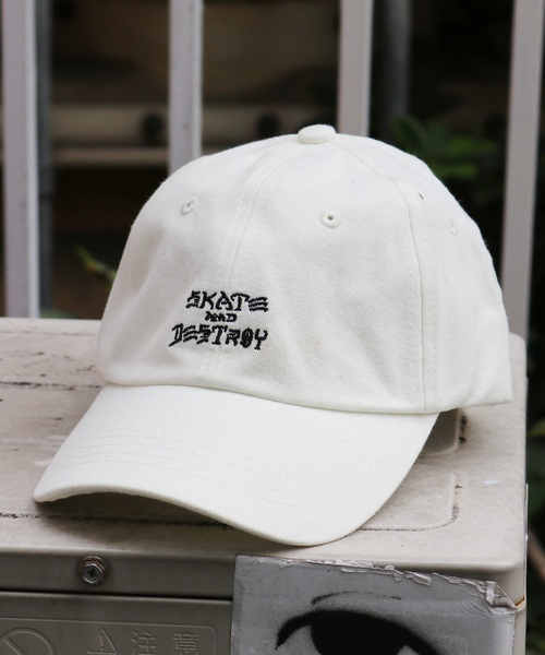 THRASHER（スラッシャー）の「THRASHER/スラッシャー キッズ スナップバック コットン ツイル ベースボールキャップ（キャップ・キッズ・ホワイト/ネイビー・FREE）」の11枚目の写真