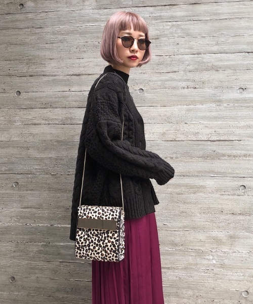 PAGEBOY（ページボーイ）の「ケーブルボリュームカーディガン（カーディガン/ボレロ・レディース・チャコールグレー/ブラック/オフホワイト/キャメル・FREE）」の20枚目の写真