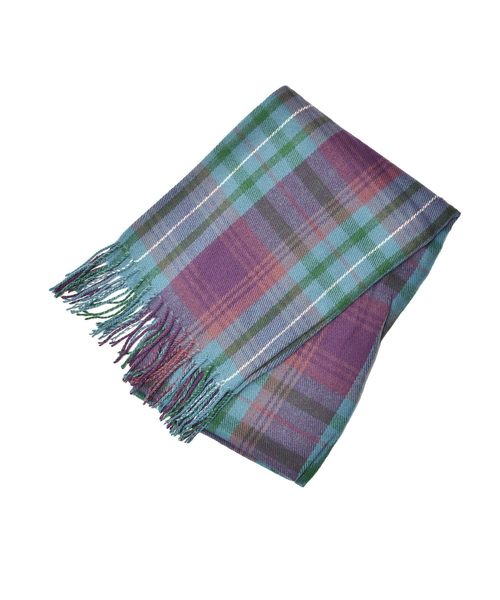 MinoriTY（マイノリティ）の「ビッグチェック柄ストールマフラー（ストール/ショール・メンズ・ブラック/ベージュ/パープル/ブラウン/レッド/イエロー/ブルー/グリーン/ブラック系その他/レッド系その他・FREE）」の8枚目の写真