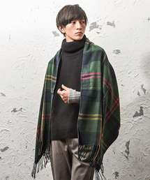MinoriTY | ビッグチェック柄ストールマフラー(ストール/ショール)