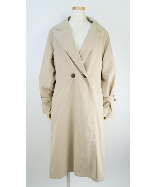 reca（レカ）の「キャンディスリーブ トレンチコート 2019S/S（トレンチコート・レディース・ベージュ/ブルー系その他/ピンク系その他・M/L）」の6枚目の写真